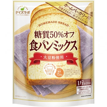 MARUKOME - 高蛋白質減糖烘焙麵包大豆粉 290g