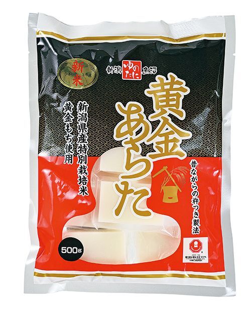 湯之谷-新瀉魚沼新米-極上日本黃金年糕（切餅） 500g
