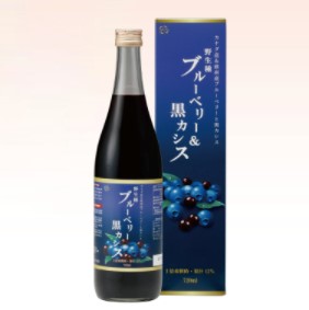 日本自然發酵 - 野生藍莓&黑加侖濃縮果汁 720ML
